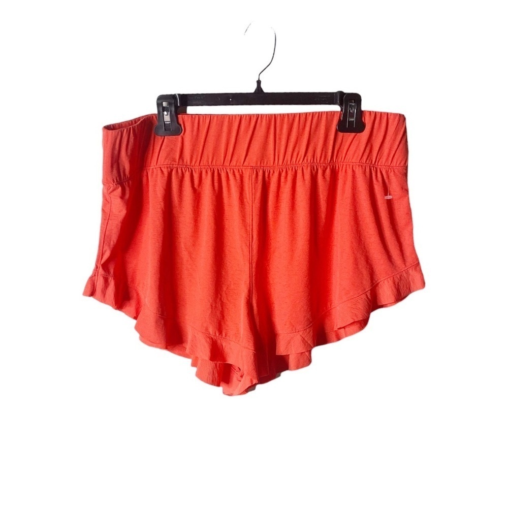 28. Free People Movement Ruffle Shorts XL NWT Coral